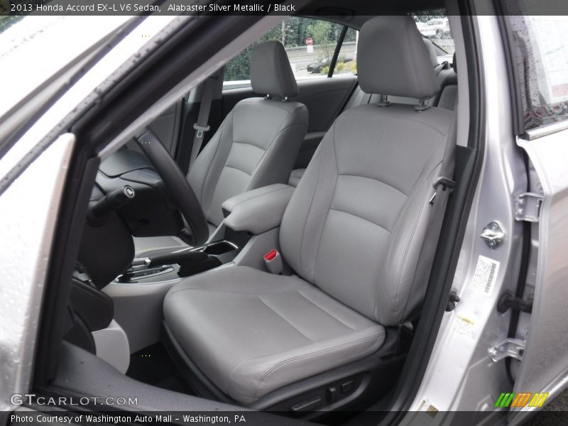 Alabaster Silver Metallic / Black 2013 Honda Accord EX-L V6 Sedan