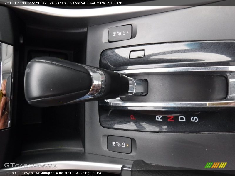 Alabaster Silver Metallic / Black 2013 Honda Accord EX-L V6 Sedan