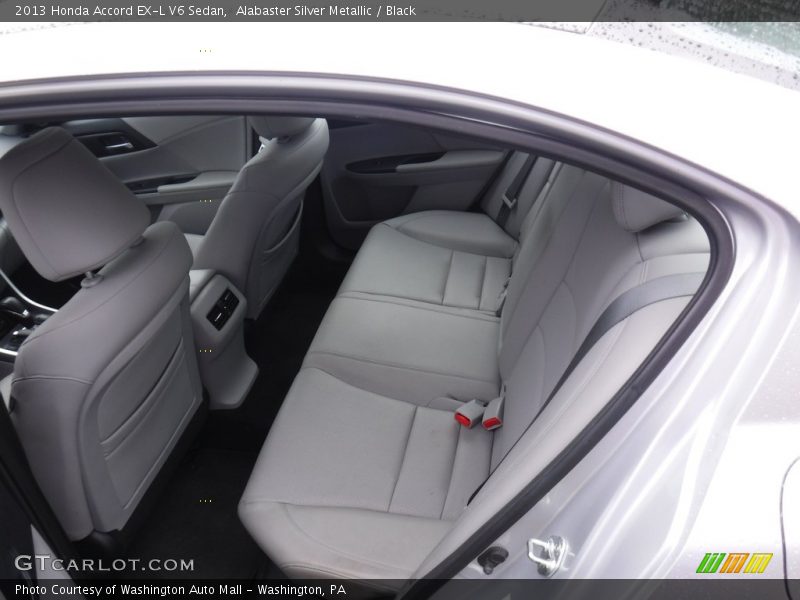 Alabaster Silver Metallic / Black 2013 Honda Accord EX-L V6 Sedan