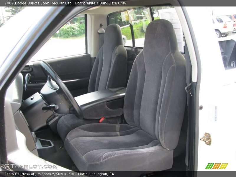 Bright White / Dark Slate Gray 2002 Dodge Dakota Sport Regular Cab