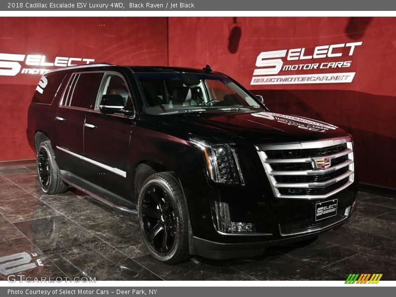 Black Raven / Jet Black 2018 Cadillac Escalade ESV Luxury 4WD