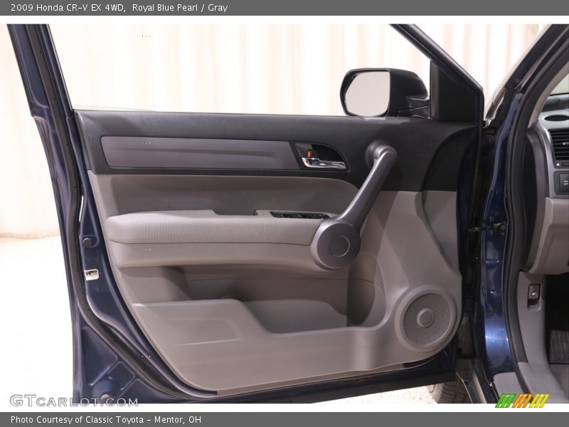 Royal Blue Pearl / Gray 2009 Honda CR-V EX 4WD