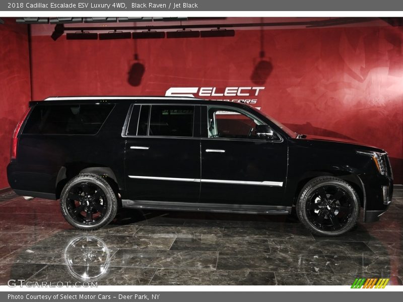 Black Raven / Jet Black 2018 Cadillac Escalade ESV Luxury 4WD