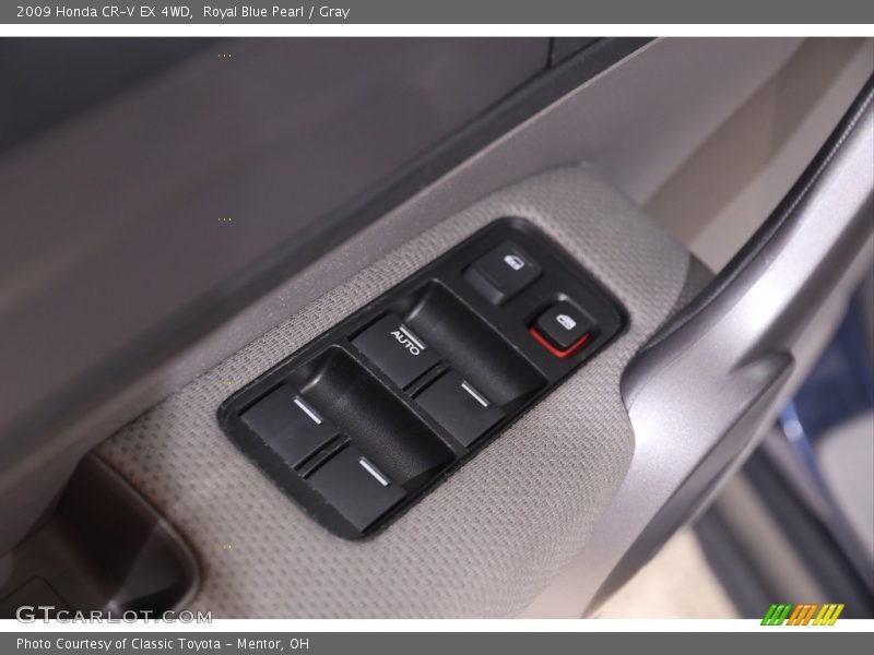 Royal Blue Pearl / Gray 2009 Honda CR-V EX 4WD