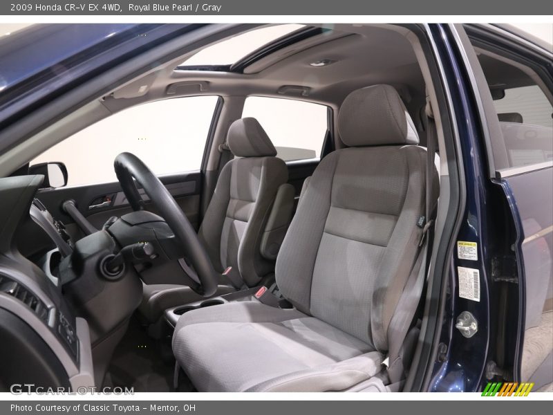 Royal Blue Pearl / Gray 2009 Honda CR-V EX 4WD