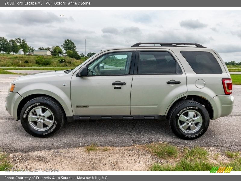 Oxford White / Stone 2008 Ford Escape XLT V6