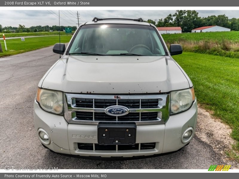 Oxford White / Stone 2008 Ford Escape XLT V6