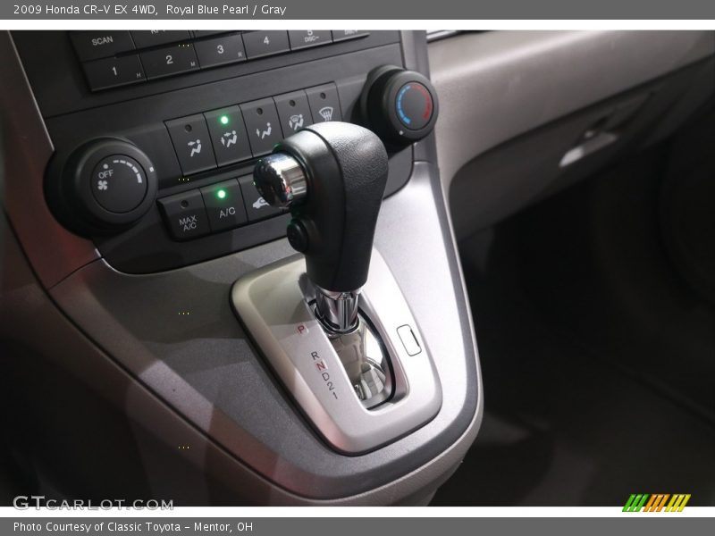 Royal Blue Pearl / Gray 2009 Honda CR-V EX 4WD