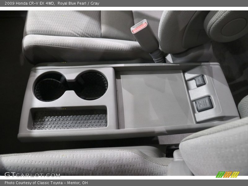 Royal Blue Pearl / Gray 2009 Honda CR-V EX 4WD