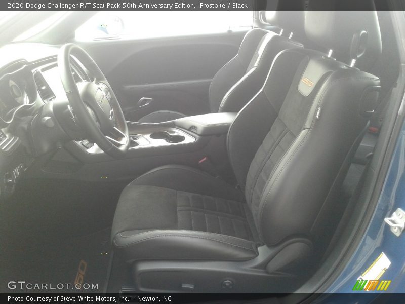 Frostbite / Black 2020 Dodge Challenger R/T Scat Pack 50th Anniversary Edition