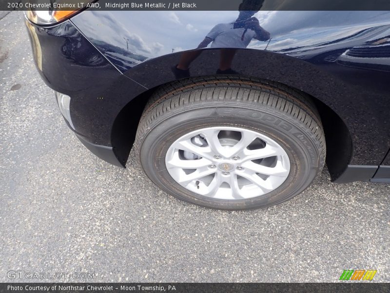 Midnight Blue Metallic / Jet Black 2020 Chevrolet Equinox LT AWD