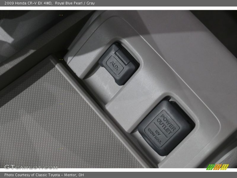 Royal Blue Pearl / Gray 2009 Honda CR-V EX 4WD