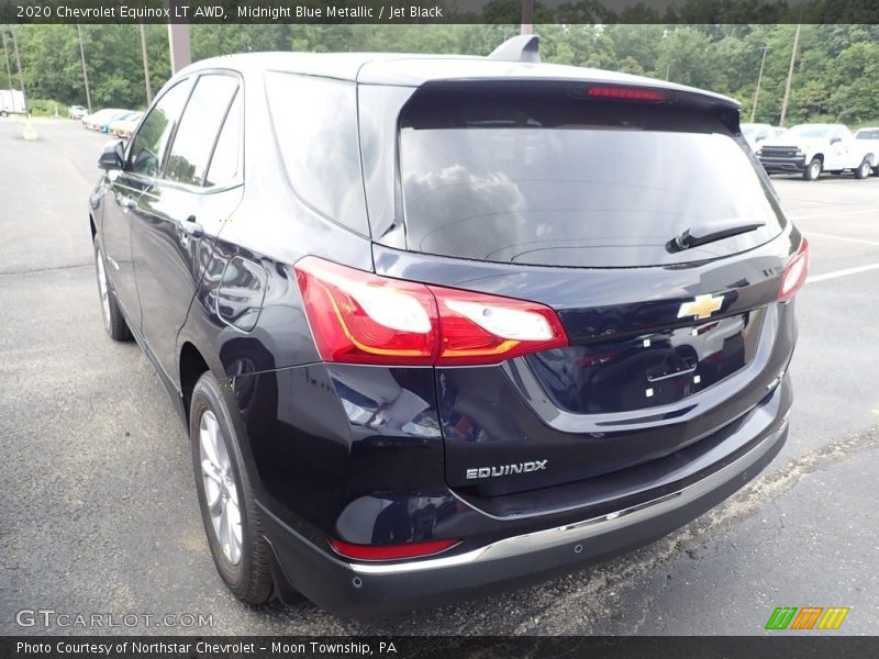Midnight Blue Metallic / Jet Black 2020 Chevrolet Equinox LT AWD