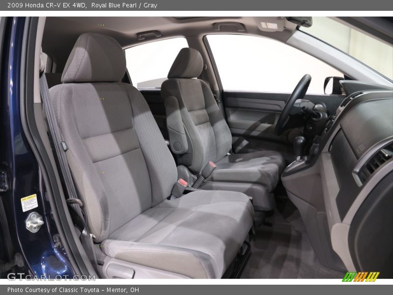 Royal Blue Pearl / Gray 2009 Honda CR-V EX 4WD