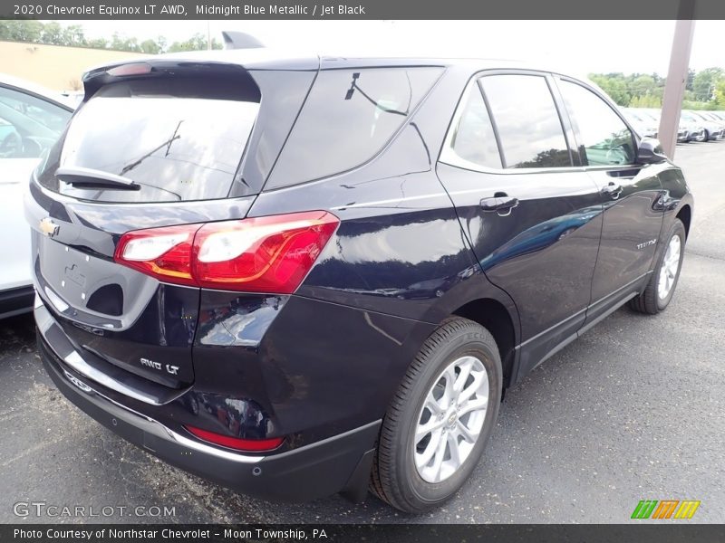 Midnight Blue Metallic / Jet Black 2020 Chevrolet Equinox LT AWD