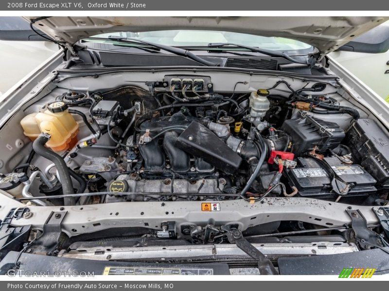 Oxford White / Stone 2008 Ford Escape XLT V6