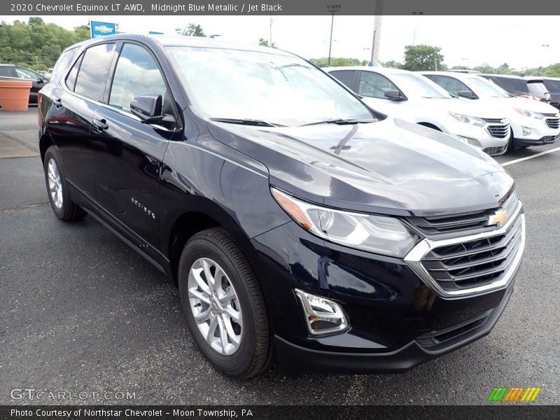 Midnight Blue Metallic / Jet Black 2020 Chevrolet Equinox LT AWD