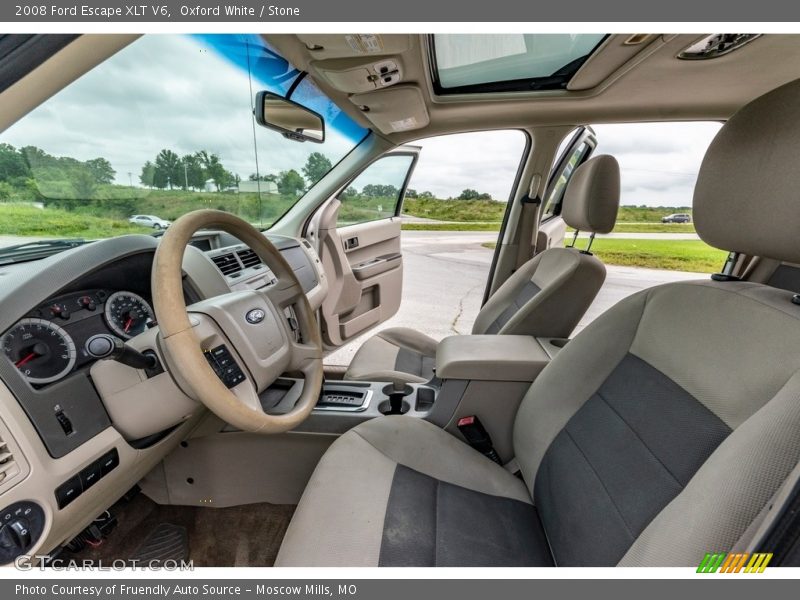 Oxford White / Stone 2008 Ford Escape XLT V6