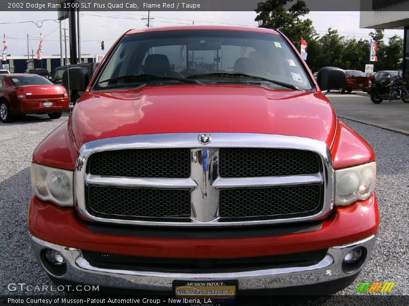 Flame Red / Taupe 2002 Dodge Ram 1500 SLT Plus Quad Cab