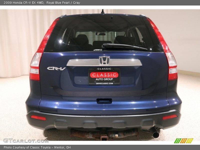 Royal Blue Pearl / Gray 2009 Honda CR-V EX 4WD