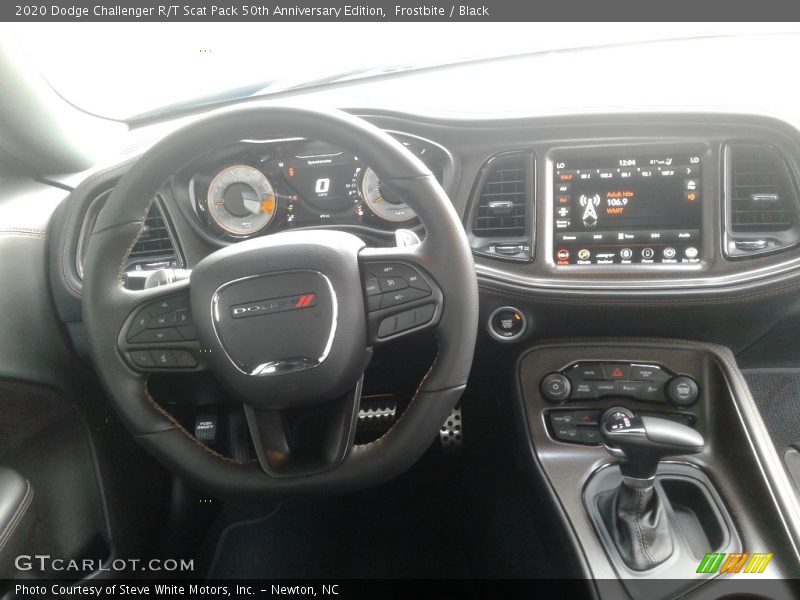 Frostbite / Black 2020 Dodge Challenger R/T Scat Pack 50th Anniversary Edition