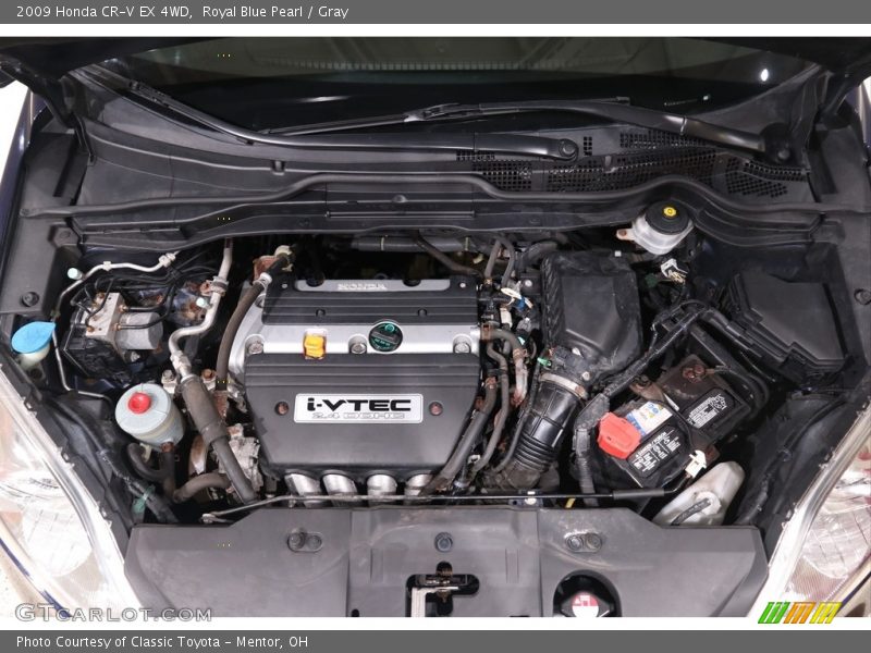 Royal Blue Pearl / Gray 2009 Honda CR-V EX 4WD