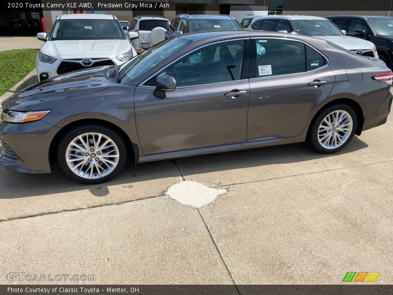 Predawn Gray Mica / Ash 2020 Toyota Camry XLE AWD