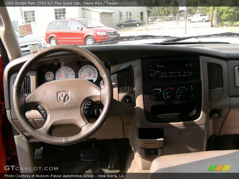 Flame Red / Taupe 2002 Dodge Ram 1500 SLT Plus Quad Cab