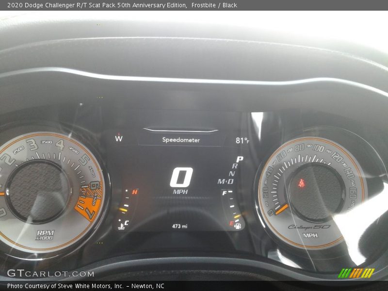  2020 Challenger R/T Scat Pack 50th Anniversary Edition R/T Scat Pack 50th Anniversary Edition Gauges