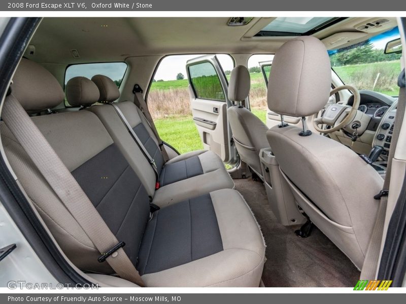 Oxford White / Stone 2008 Ford Escape XLT V6
