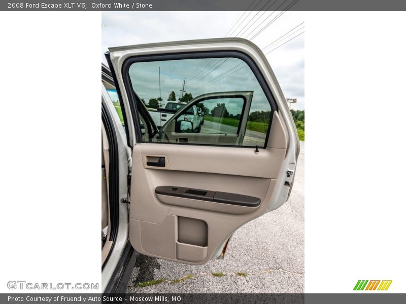 Oxford White / Stone 2008 Ford Escape XLT V6