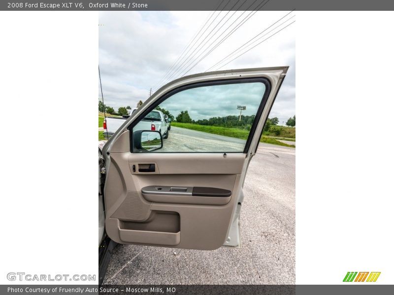 Oxford White / Stone 2008 Ford Escape XLT V6