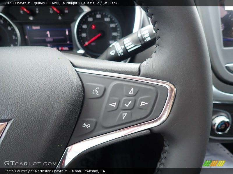 Midnight Blue Metallic / Jet Black 2020 Chevrolet Equinox LT AWD