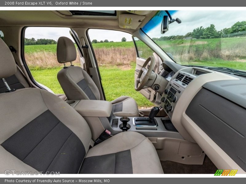 Oxford White / Stone 2008 Ford Escape XLT V6