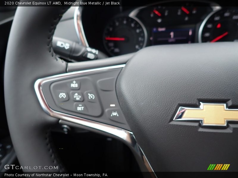 Midnight Blue Metallic / Jet Black 2020 Chevrolet Equinox LT AWD