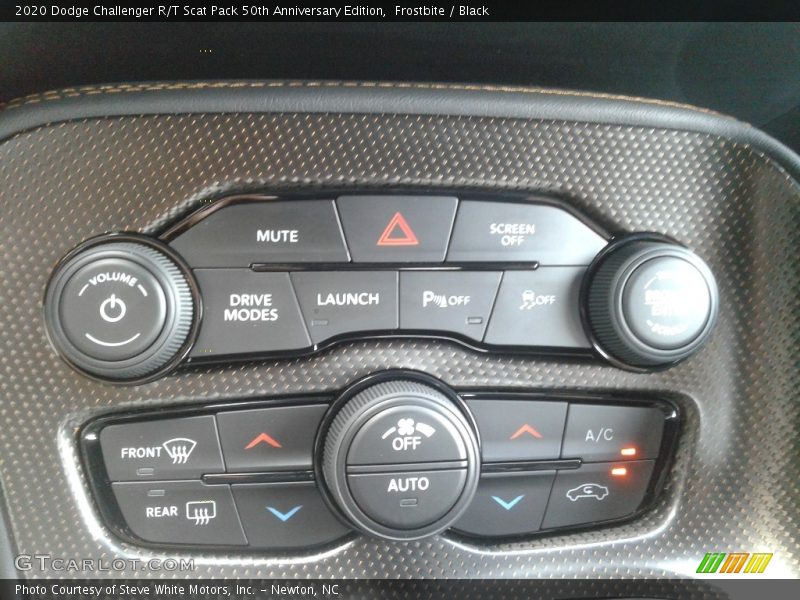 Controls of 2020 Challenger R/T Scat Pack 50th Anniversary Edition