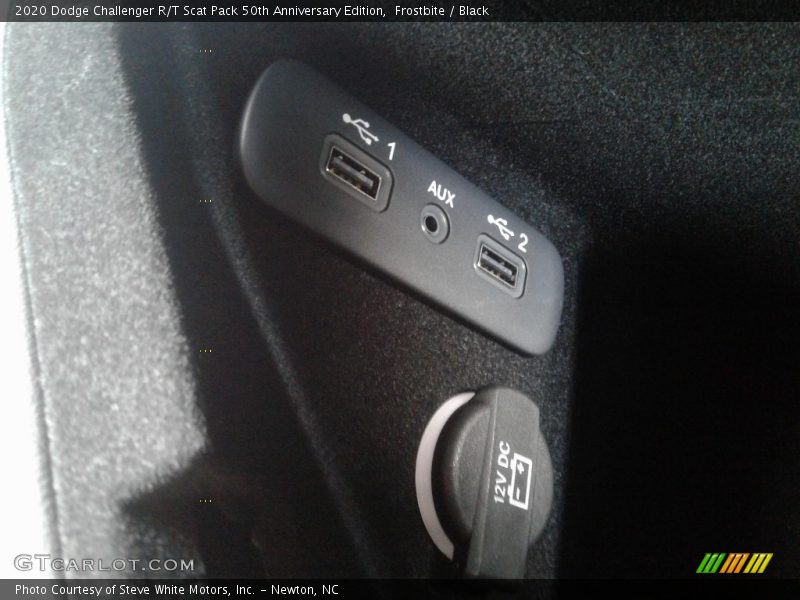 Frostbite / Black 2020 Dodge Challenger R/T Scat Pack 50th Anniversary Edition