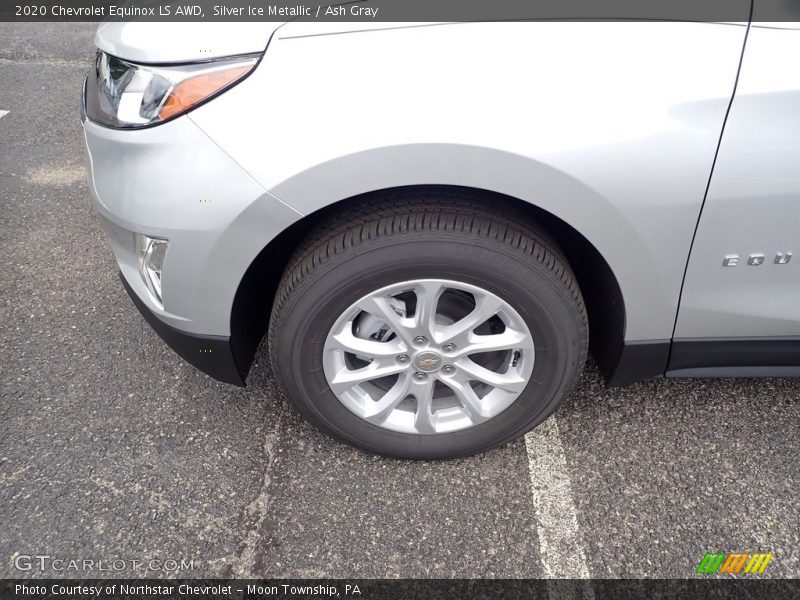 Silver Ice Metallic / Ash Gray 2020 Chevrolet Equinox LS AWD