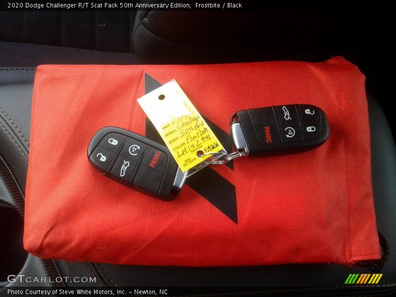 Keys of 2020 Challenger R/T Scat Pack 50th Anniversary Edition
