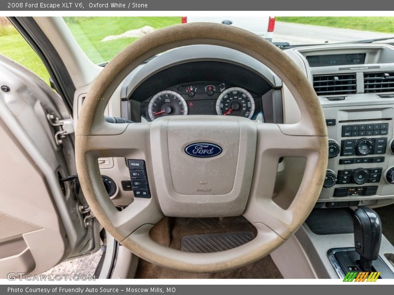 Oxford White / Stone 2008 Ford Escape XLT V6