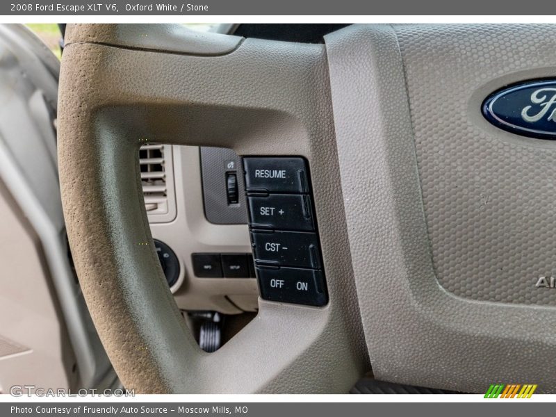 Oxford White / Stone 2008 Ford Escape XLT V6