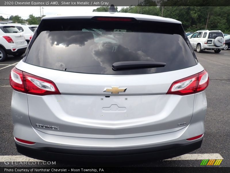 Silver Ice Metallic / Ash Gray 2020 Chevrolet Equinox LS AWD