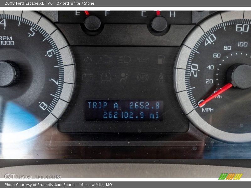 Oxford White / Stone 2008 Ford Escape XLT V6