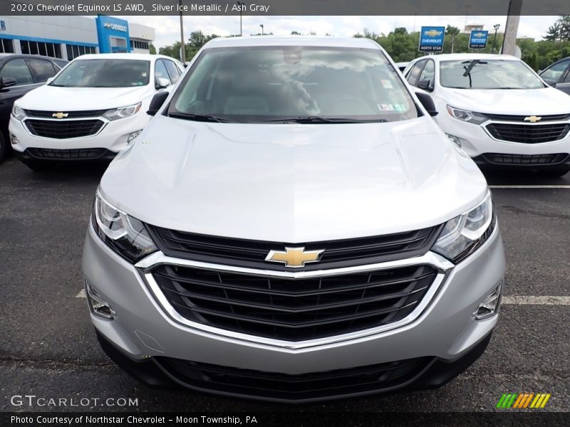 Silver Ice Metallic / Ash Gray 2020 Chevrolet Equinox LS AWD