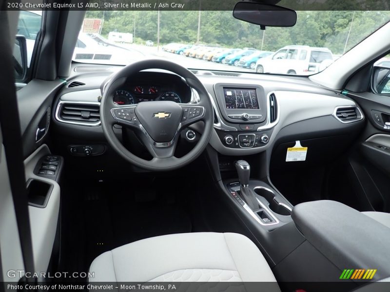 Silver Ice Metallic / Ash Gray 2020 Chevrolet Equinox LS AWD