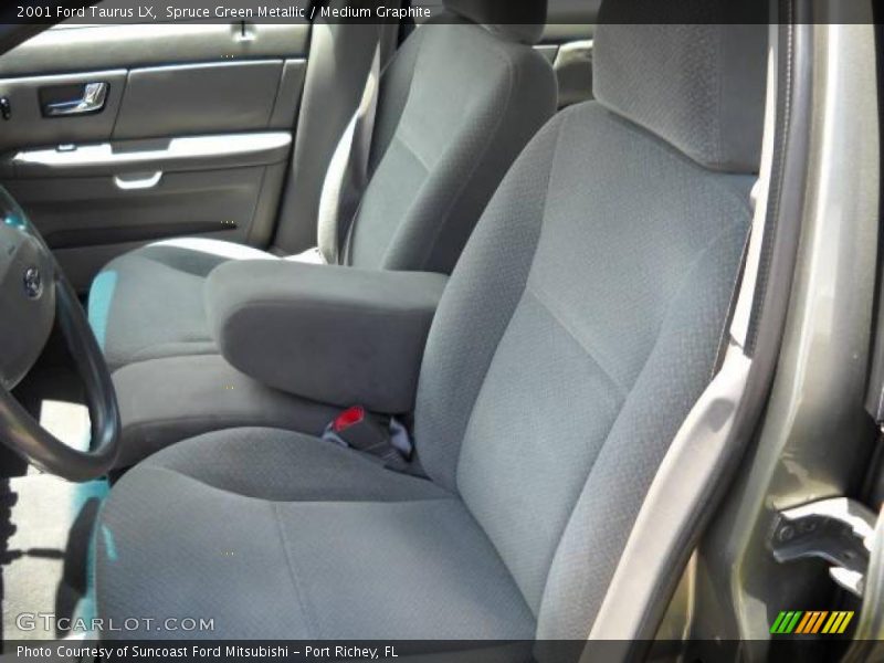 Spruce Green Metallic / Medium Graphite 2001 Ford Taurus LX