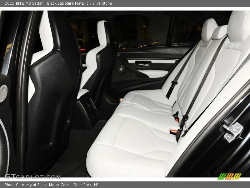 Black Sapphire Metallic / Silverstone 2015 BMW M3 Sedan