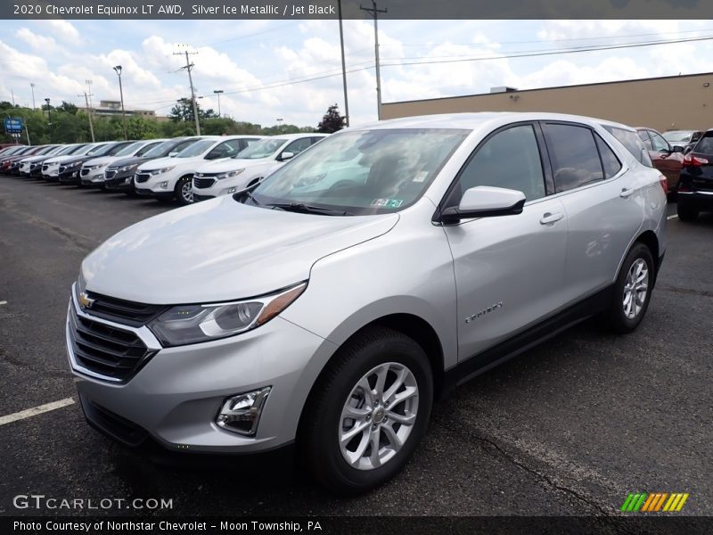 Silver Ice Metallic / Jet Black 2020 Chevrolet Equinox LT AWD