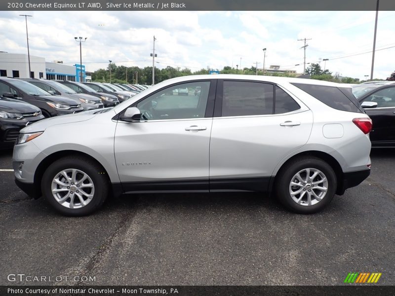 Silver Ice Metallic / Jet Black 2020 Chevrolet Equinox LT AWD