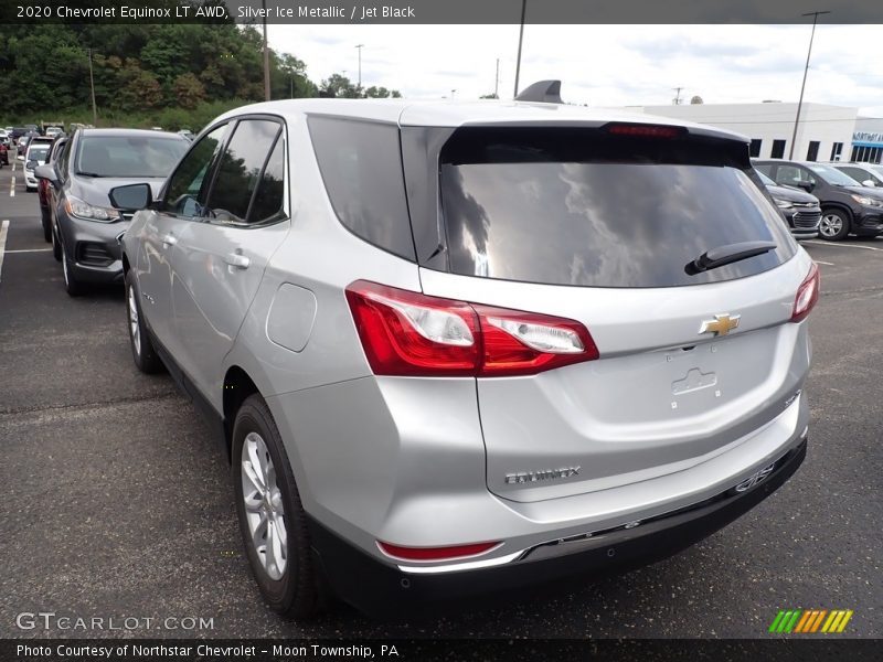 Silver Ice Metallic / Jet Black 2020 Chevrolet Equinox LT AWD